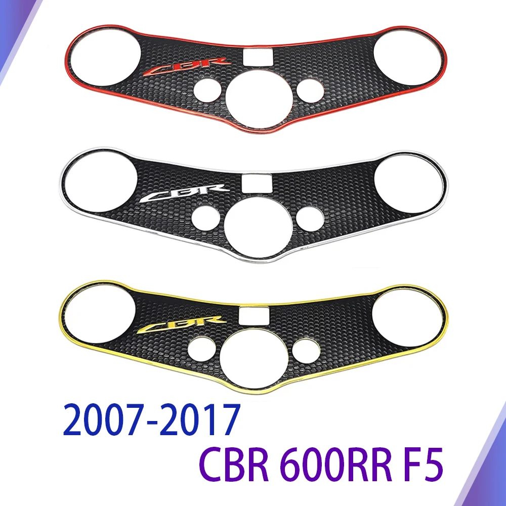 

For HONDA CBR 600RR CBR600RR F5 Pad Triple Tree Top Clamp Upper Front End Decals Stickers Motorcycle 2007-2017
