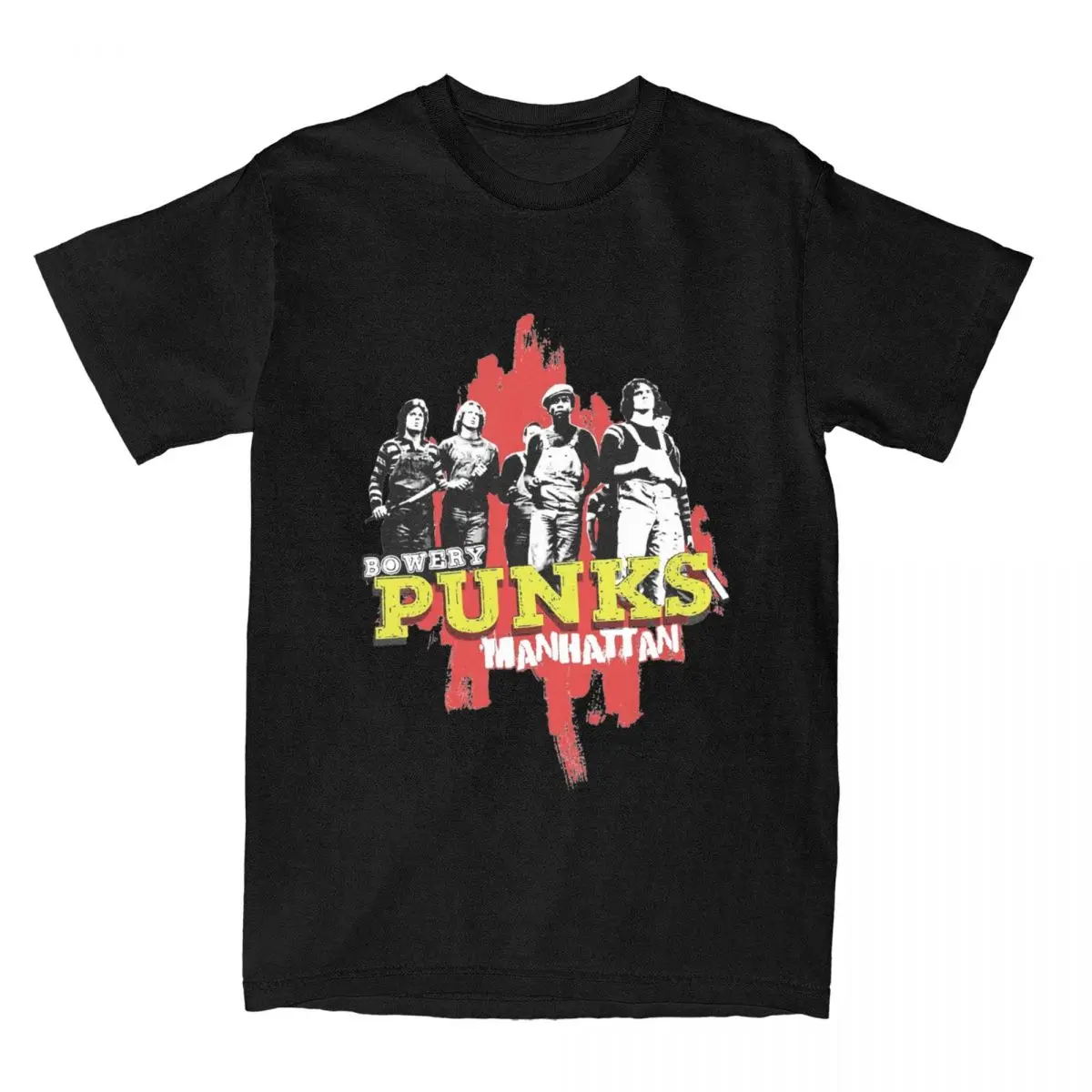 The Punks The Warriors Movie T Shirt Merchandise Uomo Donna Pure Cotton Umoric Tee Shirt Manica Corta Abbigliamento Idea Regalo
