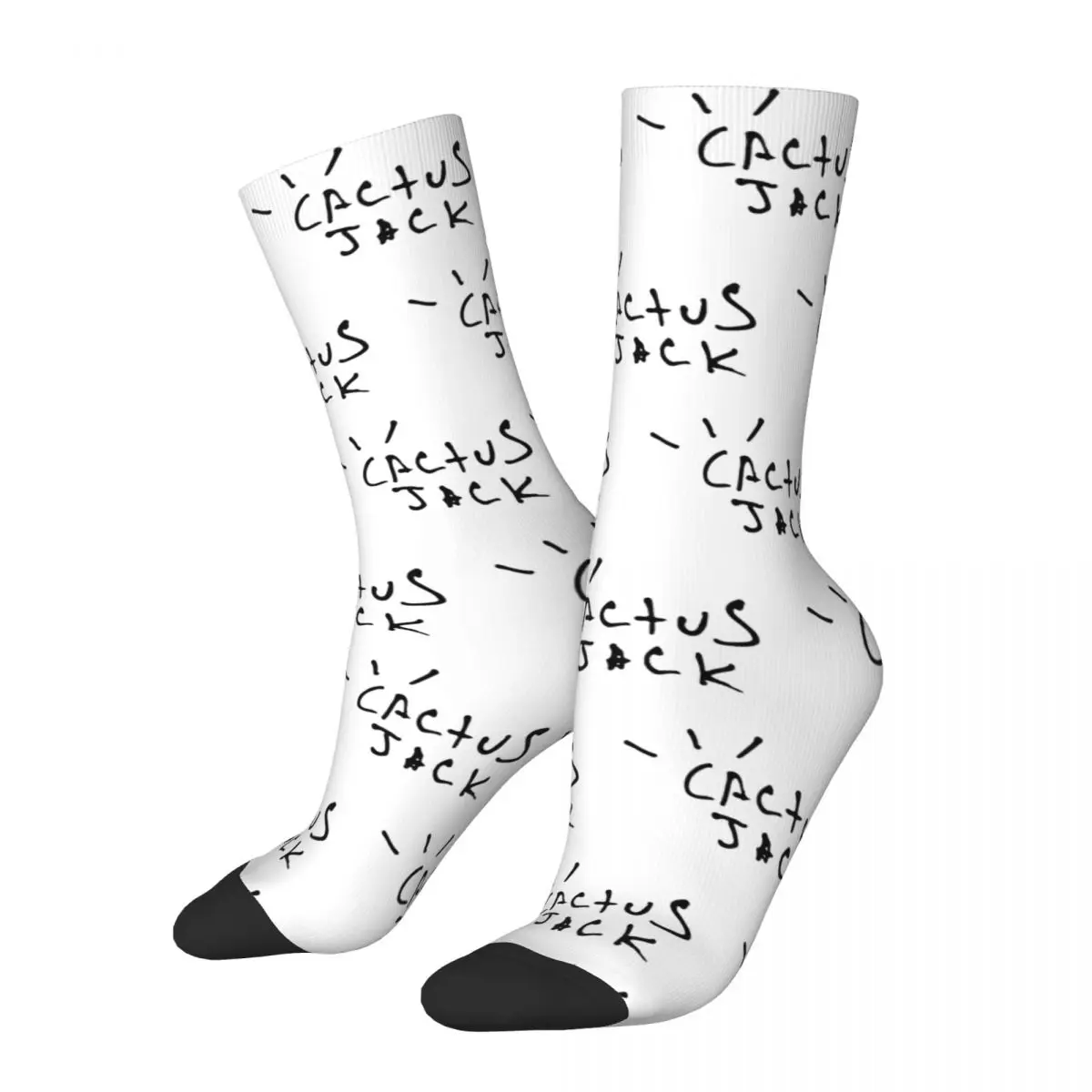 Calzini Vintage Cactus Jack Logo Prodotto Cozy Travis Scott Graphic Calze Lunghe Warm For Womens Wonderful Gifts