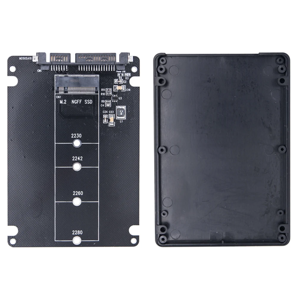 Tarjeta adaptadora de disco duro externo SATA3.0 6gbps M.2 NGFF SSD a SATA3 M2 NGFF SSD a SATA3.0