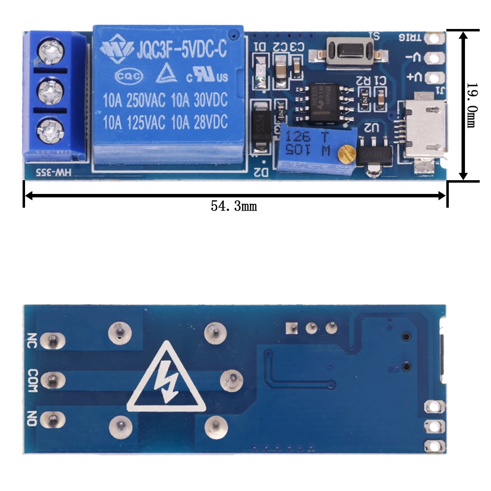 Yya-3 Cycle Delay Timer Relay Adjustable Time Control Switch Timer Relay  Nodule Led Display Dc 5v Cycle Delay Relay - Relays - AliExpress