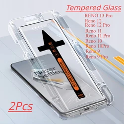 2 - Pack Tempered Glass Screen Protector with Automatic Installation Tool for 2Pcs