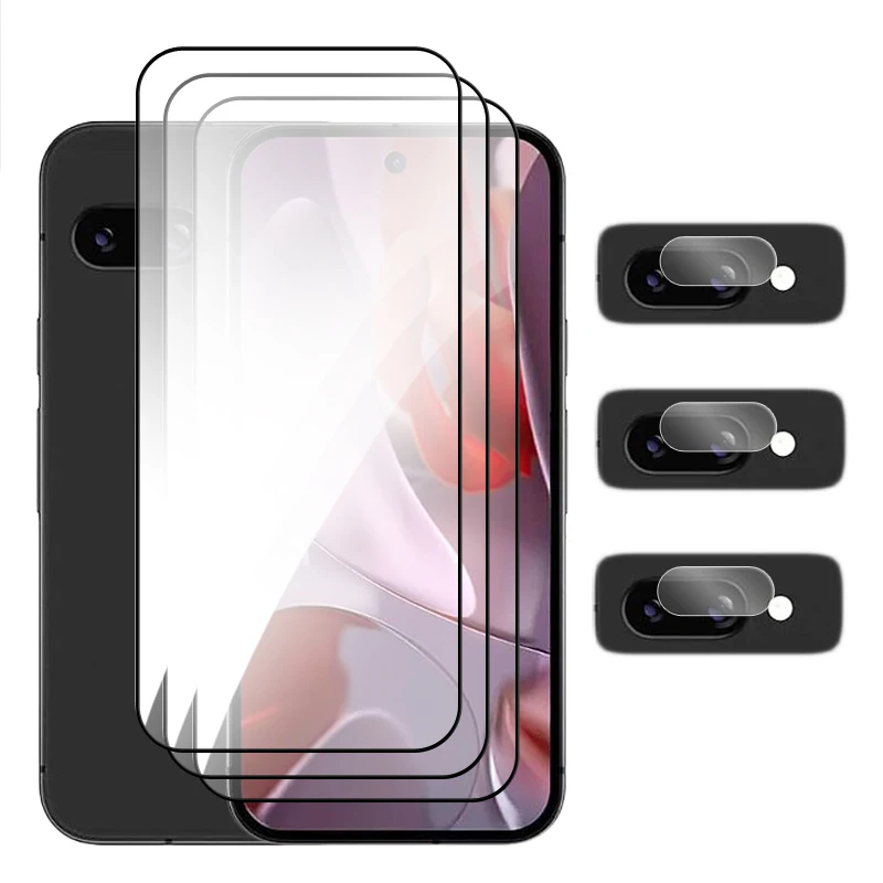 Ultimate 6-in-1 HD Screen and Lens Protector - Tempered Glass Full Coverage