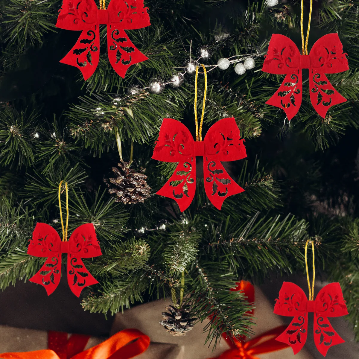 Christmas Glitter Tassels Garland Ribbon Merry Christmas Tree Decoration  For Home 2023 Xmas Gifts Navidad Natal New Year - AliExpress