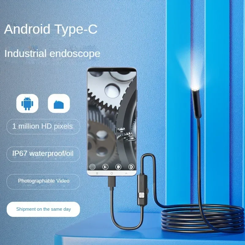 Nuova Telecamera Di Tipo C Con Connessione Diretta Hd 1 Milione Di Endoscopio Industriale Endoscopio Impermeabile Per Telefono Cellulare Android