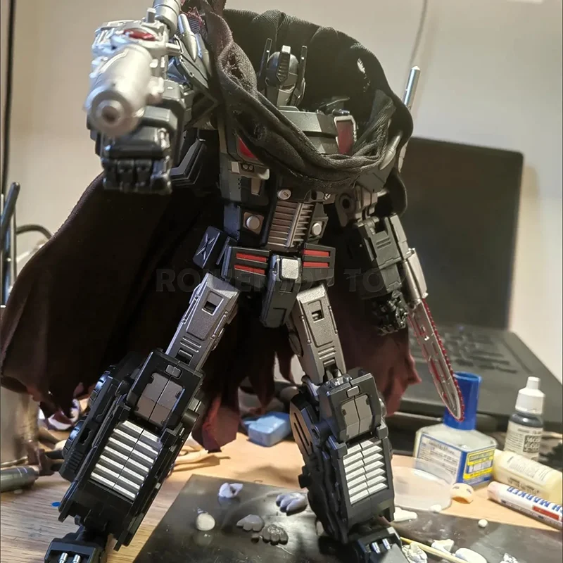 Limetoys Dark Version Lt-02 Transformer 24Cm Action Figrue Ares Optimus Prime Orion Civil War Optimus Prime Model