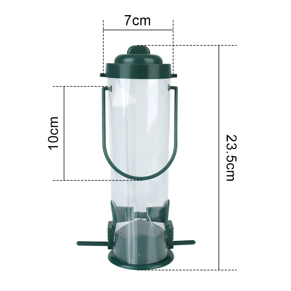 Pet Supplies Bird Feeder Outdoor Decoration Garden Paddock Wild Seed Feeder Hanging Tableware