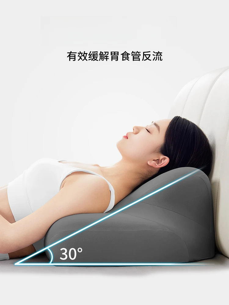 GERD Pillow for Acid Reflux & Heartburn Relief - Adjustable Memory Foam Bed Wedge Cushion, Anti-Reflux Backrest & Lumbar Support - Image 2