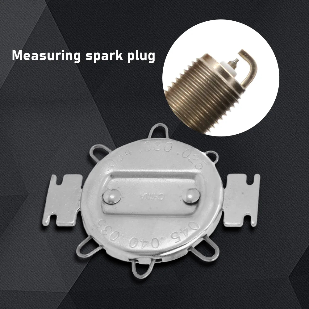 Feeler Gauge Spark Plug Gap Gauge Opener Measuring Adjustment Gapper for Motorcycle