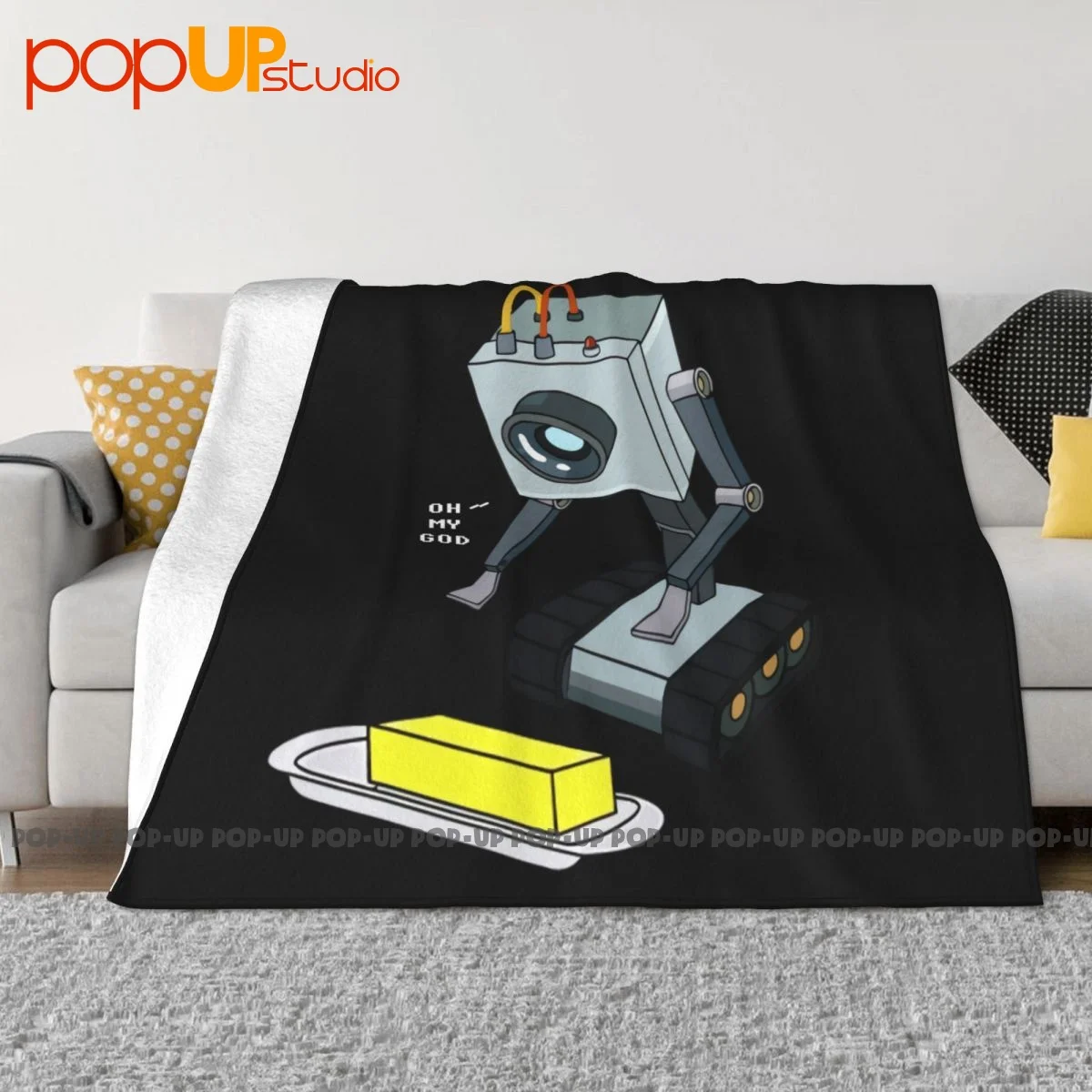 Butter Robot Cotton Game You Pass Coperta Di Burro Coperta A Doppio Scopo