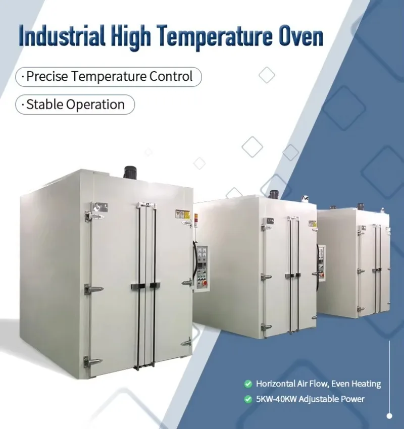 Forno Industriale ad Aria Calda, Attrezzatura di Essiccazione a Grande Camera per Alimenti, Materiali e Prodotti Industriali - immagine 5
