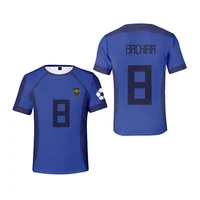 Men T-shirt Anime Japanese Blue Lock Isagi Yoichi Football Jersey 3d Print Tshirt Cosplay Hyoma Chigiri Meguru T shirt Tops Boy 2
