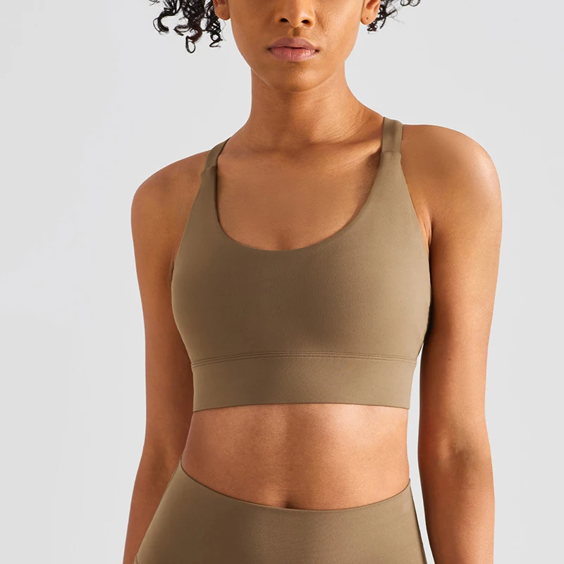 Seamless Wireless Push Up Bra - Dark khaki green - Ladies