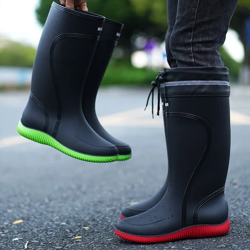Bottes de pêche homme imperméables antidérapantes pour pêche en rivière et étang