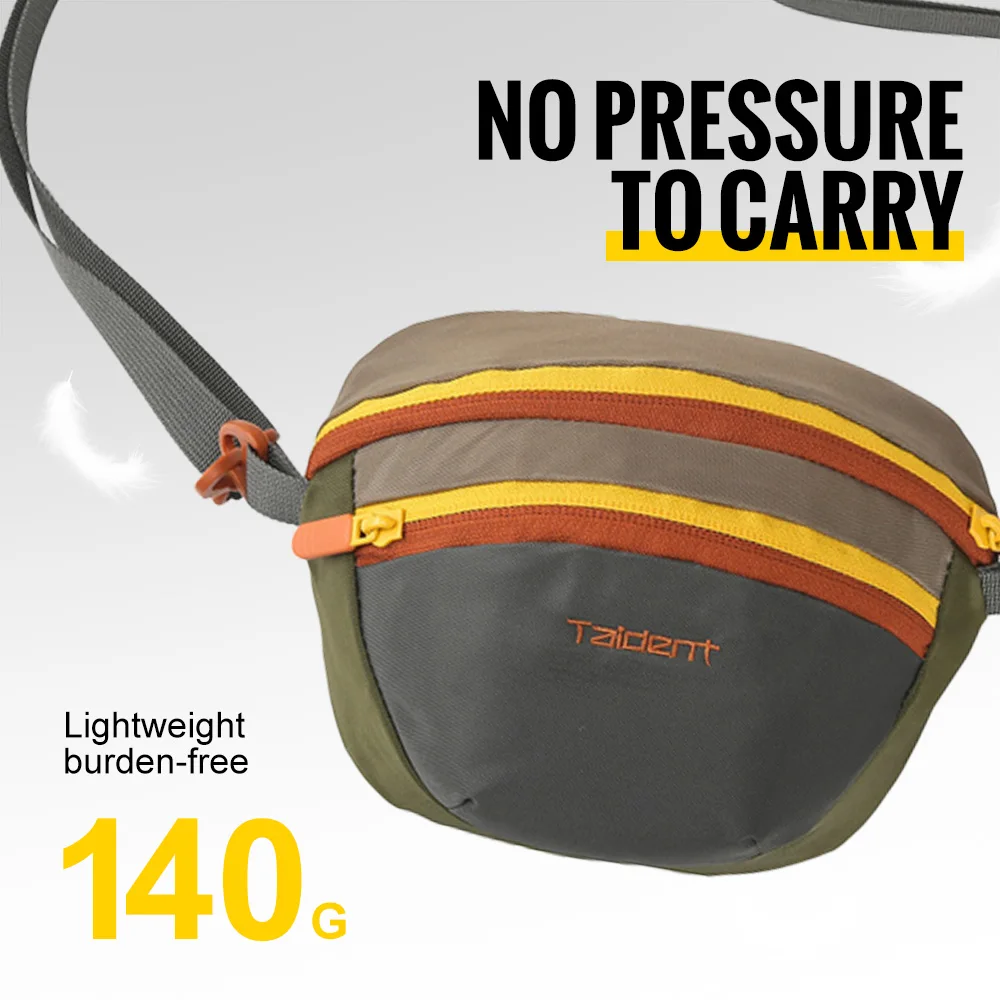 Fashion Crossbody Bag Adjustable Strap Pocket Zipper Bag Water-proof Large Capacity Outdoor Camping Hiking Travel Sling Bag