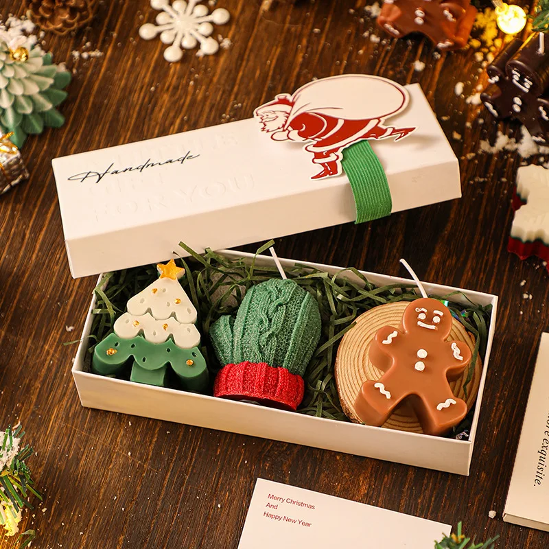 Soybean Wax Christmas Scented Candle Gift Set