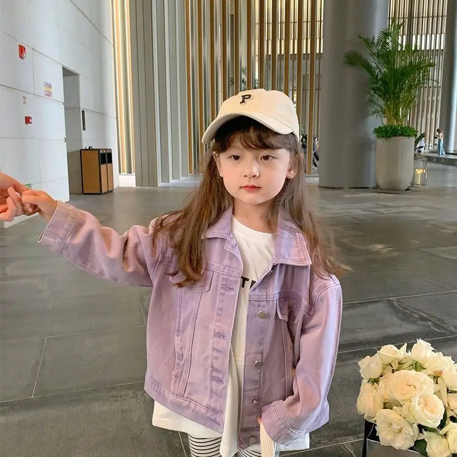 

2023 Spring autumn new Baby Girls Boys Denim Coats Jackets Fashion Kids Children Tops Clothes Overcoats