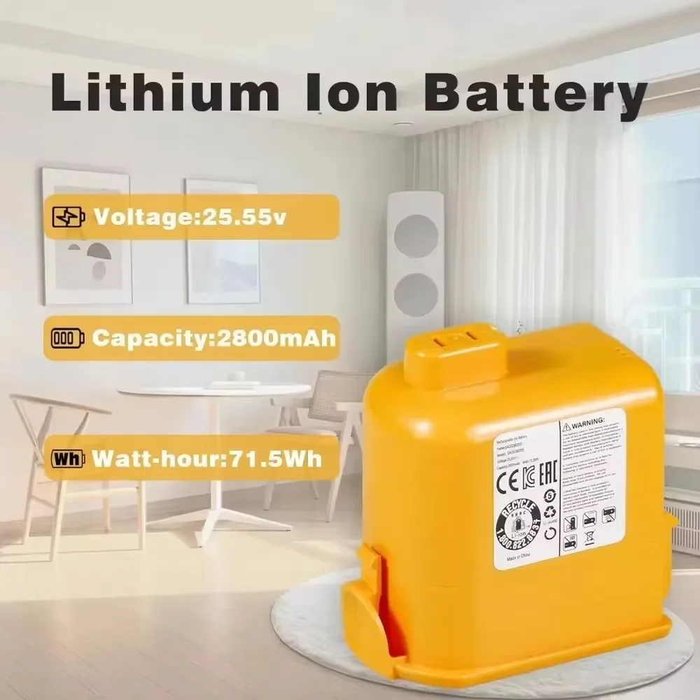 Higher quality 5.0Ah Vacuum Cleaner battery EAC63758601 for LG Cord Zero A9,Cord Zero A9+,A9, Cord Zero A9 Plus,A9M,A958,A958SK 3