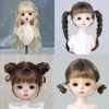 30cm Doll Wig Bangs Ponytail Curly Soft Mohair Wig Suitable for1/6BJD Doll Wig Toy Accessories 6-7 Inches Hair 1