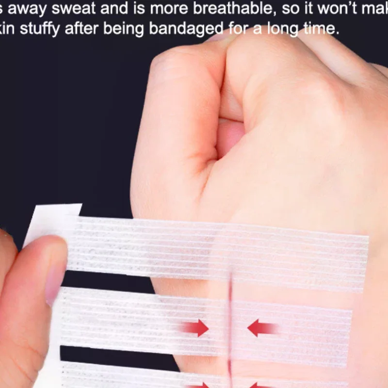 3/5 Strips 7.5/10cm Stitch Free Adhesive Sterile Medical Bandage Strips Wound Closure Tapes Skin Repair Surgical Sutures