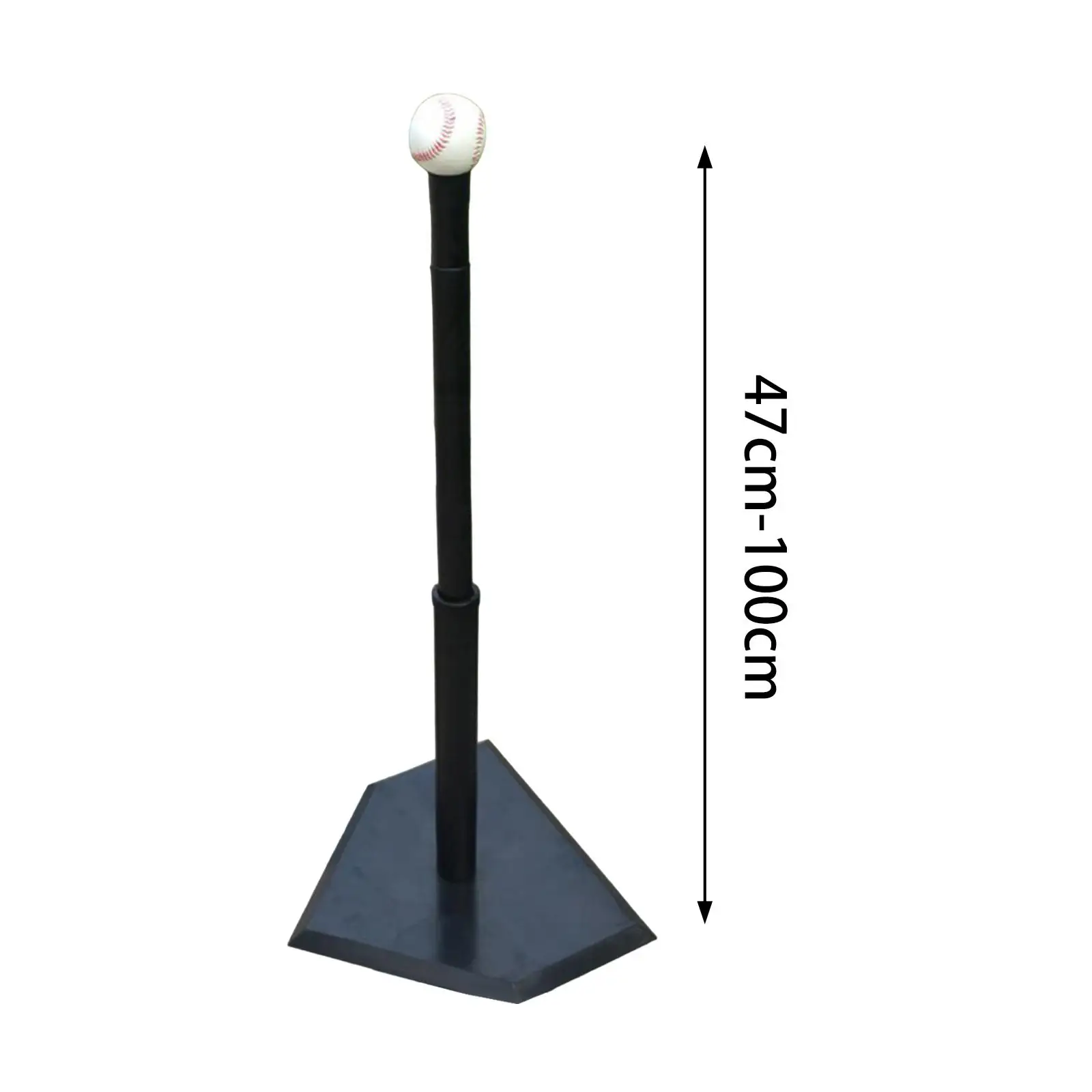 Baseball Batting Tee Equipment Multipurpose Practice Batting Tee Stand for Training Camps Stadiums Teams Outdoor Activity Gym