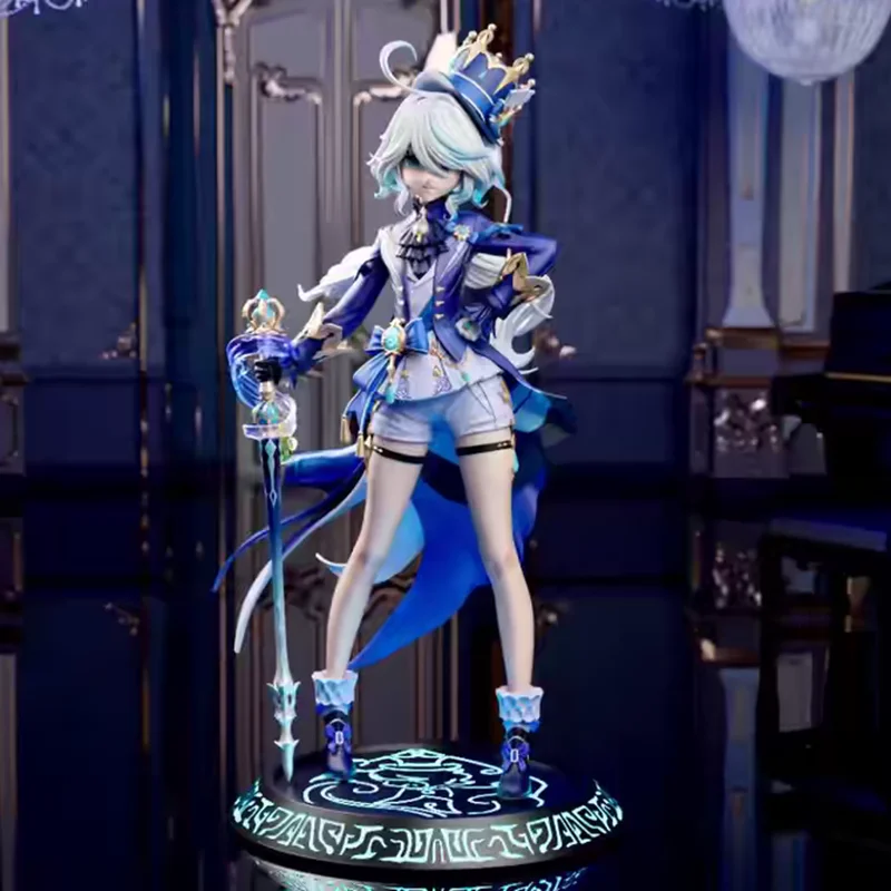 23cm Furina Figur aus dem Spiel Genshin Impact, PVC-Actionfigur, Anime Niedliches Mädchen, Focal Focalors Sammelmodell, Spielzeugpuppe, Geschenk