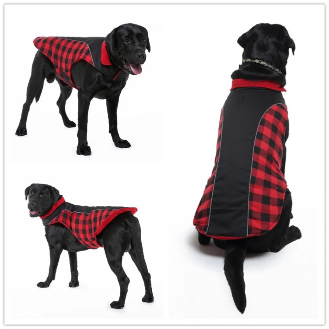 DogCoatWarmDogJacketsforLargeDogsWaterproofDogSnowJacket