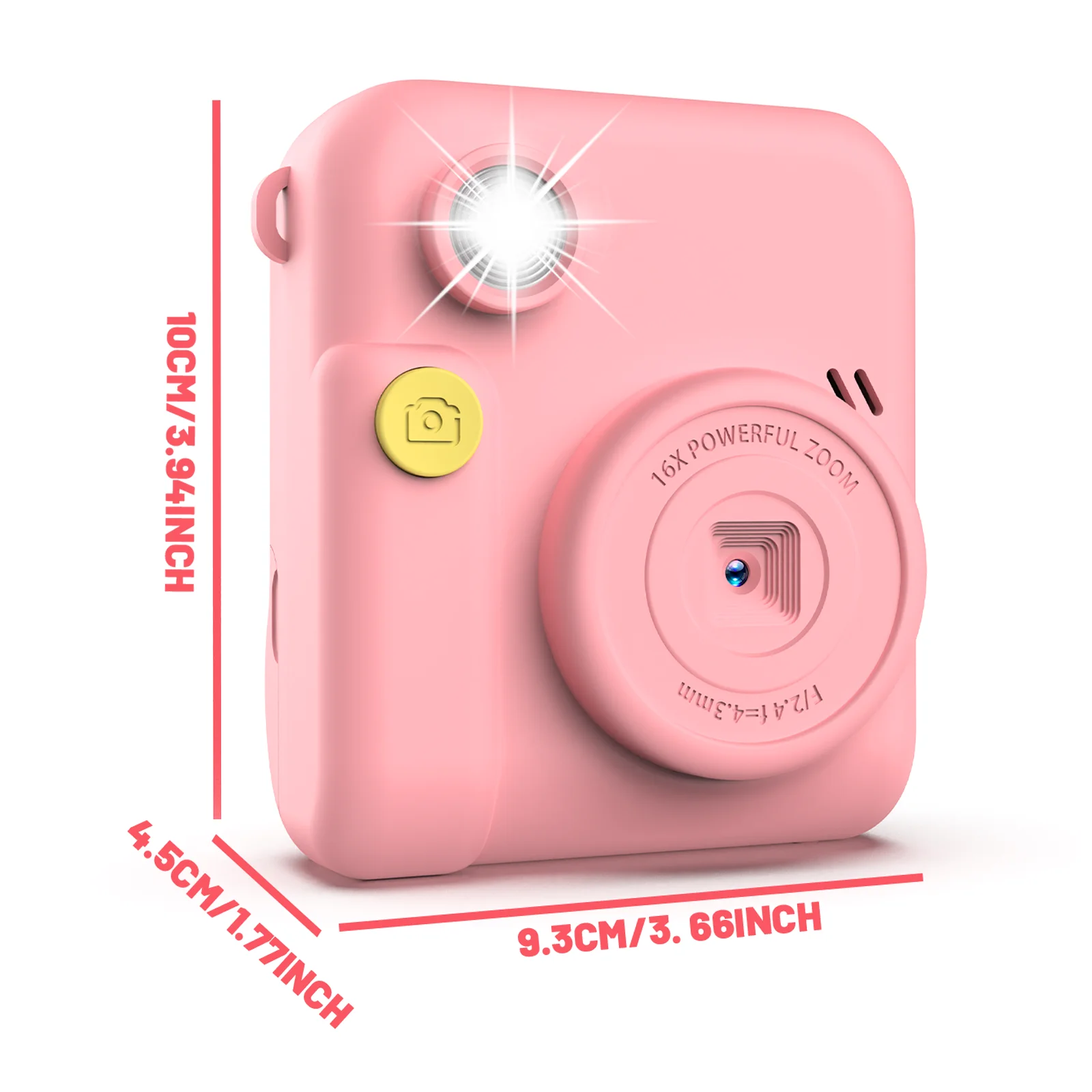 Instant Print 1080P HD Dual Lens Thermal Camera with Games