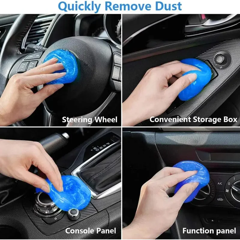Car Cleaning Gel Air Vent Dust Cleaner Gel Household Office Auto Laptop Keyboard Multifunction Gap Cleaning Dust Remover