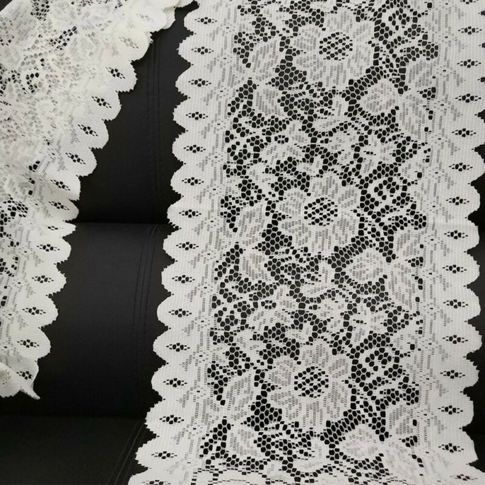 

Table Tablecloth Vintage White Lace Runner Supplies Weaving Wedding Xmas CHRISTMAS Decor Floral Home Kitchen Durable