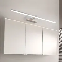 Modern LED Wall Lamp Mirror Decor Lighting 60/80/100cm Long Strip Light For Bedroom Bathroom Washroom Kitchen Indoor Luminaires 2