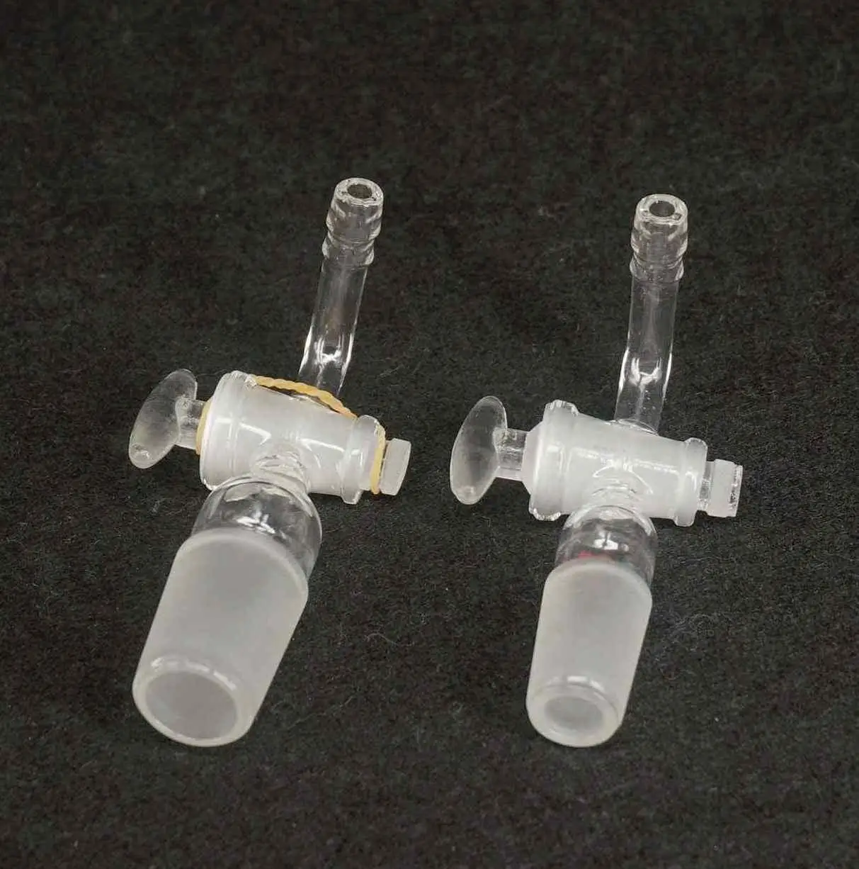 14/23 19/26 24/29 29/32 Joint Lab 90 Degree Glass Adapter With Stopcock Ware lab glass adapter