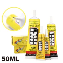 

50ml E8000 Strong Liquid Glue Clothes Fabric Clear Leather Adhesive Jewelry Stationery Phone Screen Instant Earphone