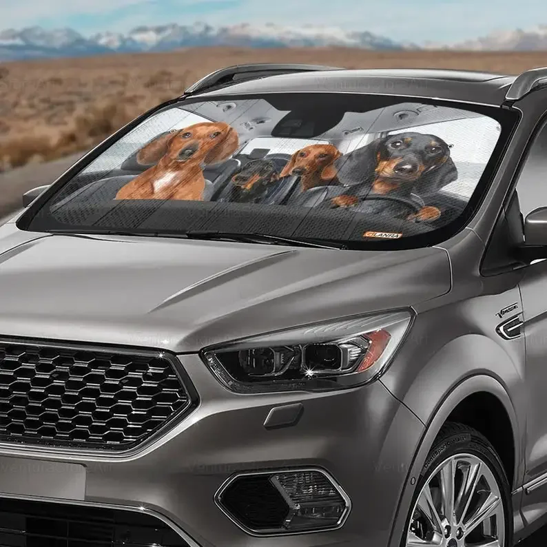 Dachshund Car Sunshade Dog Sun Protector