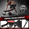 Adjustable Weight Bench Press for Full Body Strength Training Gym Exercise Bench in Black with Incline Decline Function