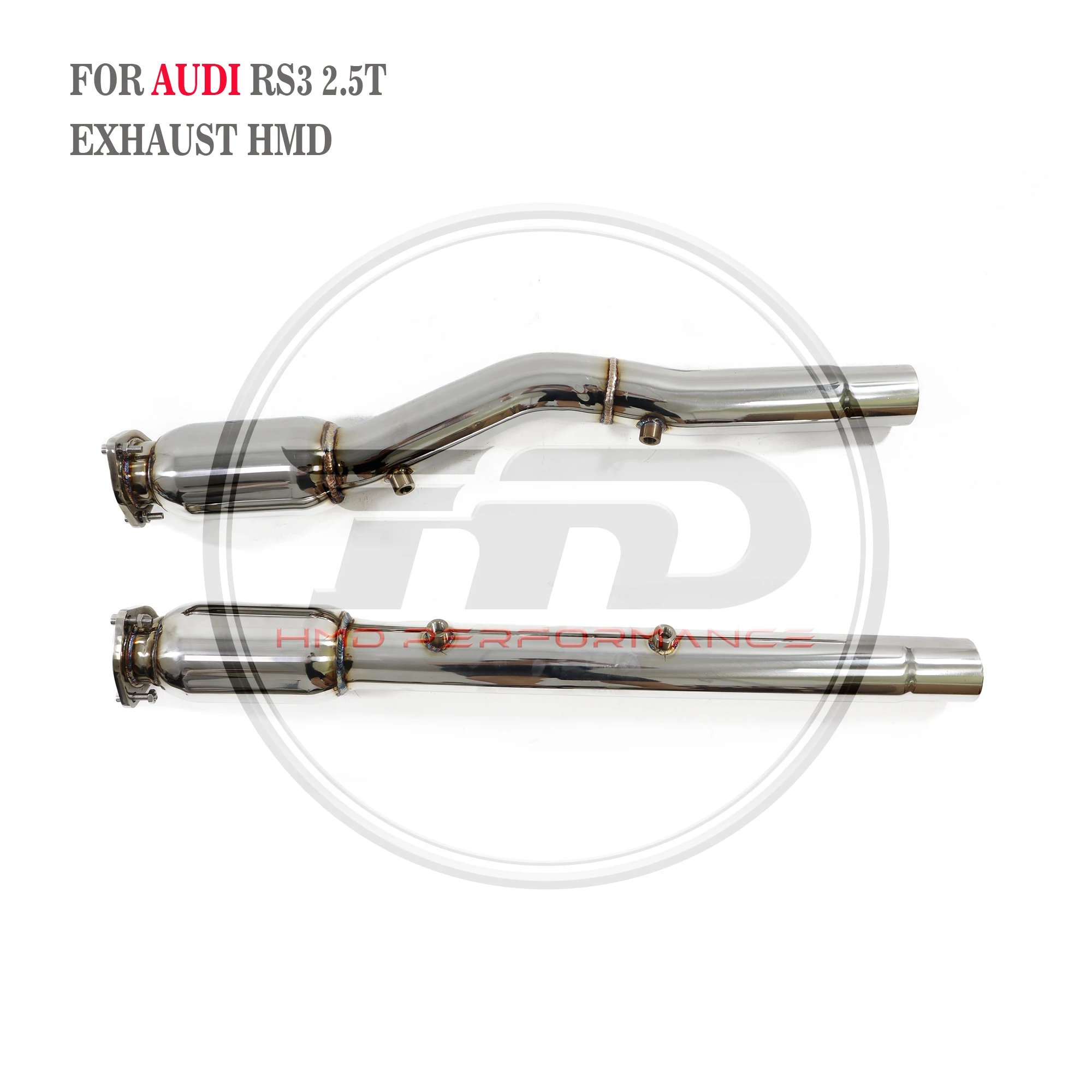 Sistema Di Scarico Hmd Downpipe Ad Alte Prestazioni Per Audi Rs3 Ttrs Rsq3 2.5T Con Tubo Centrale Opf Con Scudo Termico