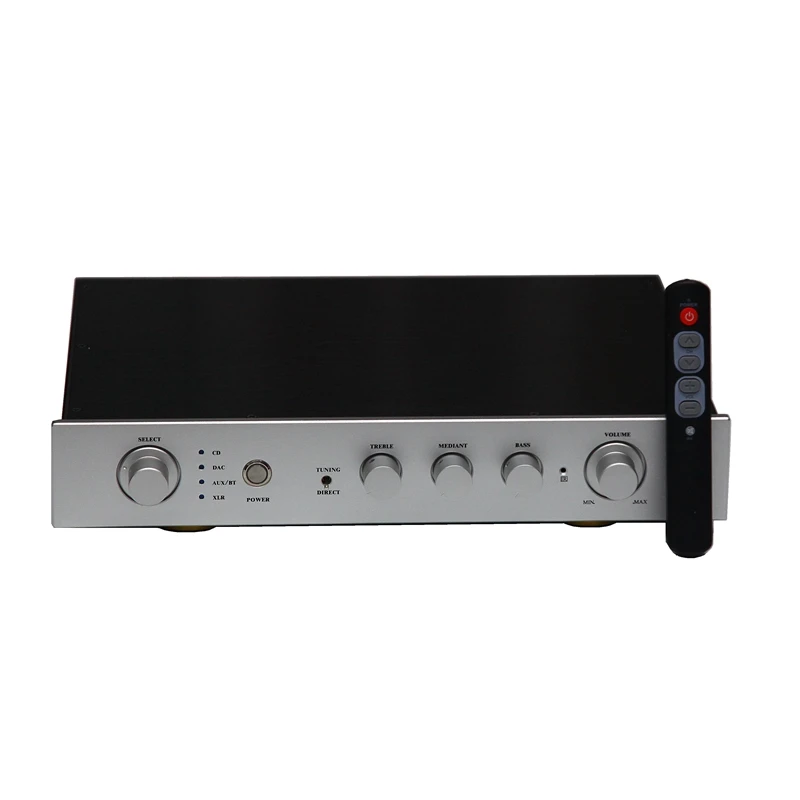 E300HomeAudioPreAmplifierBluetooth51RemoteControlHiFiPreampWithXLRBalancedInput