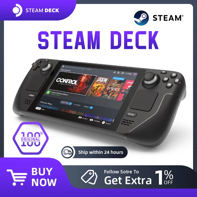 Steam Deck 64GB 256GB 512GB Console Window System Pluggable