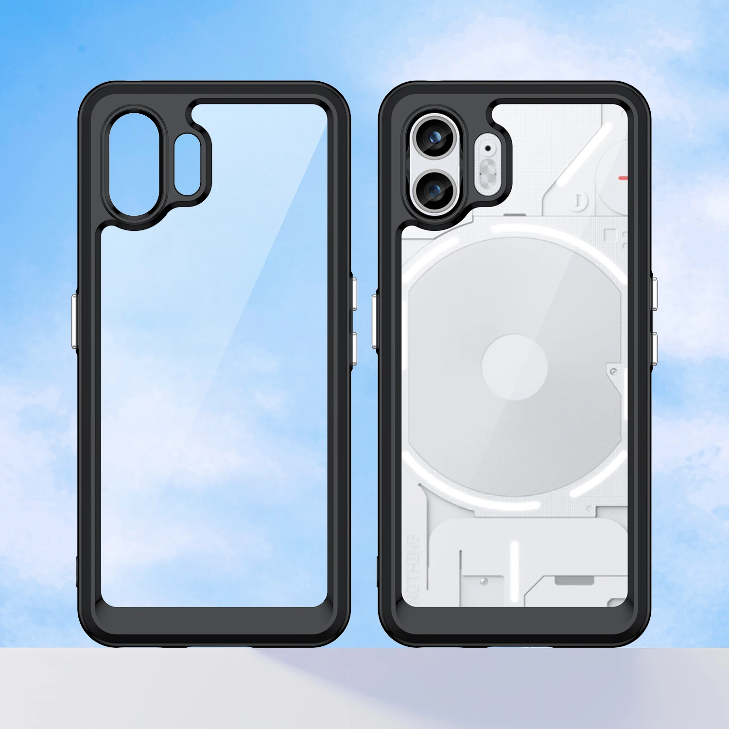 KJYF Cover per Doogee X97 PRO (6,00), Ultra Sottile Morbido Silicone Custodia Anti-Graffio Protettiva Case con 2 Pezzi Pellicola Vetro Temperato per Doogee X97 PRO - Nero & Trasparente