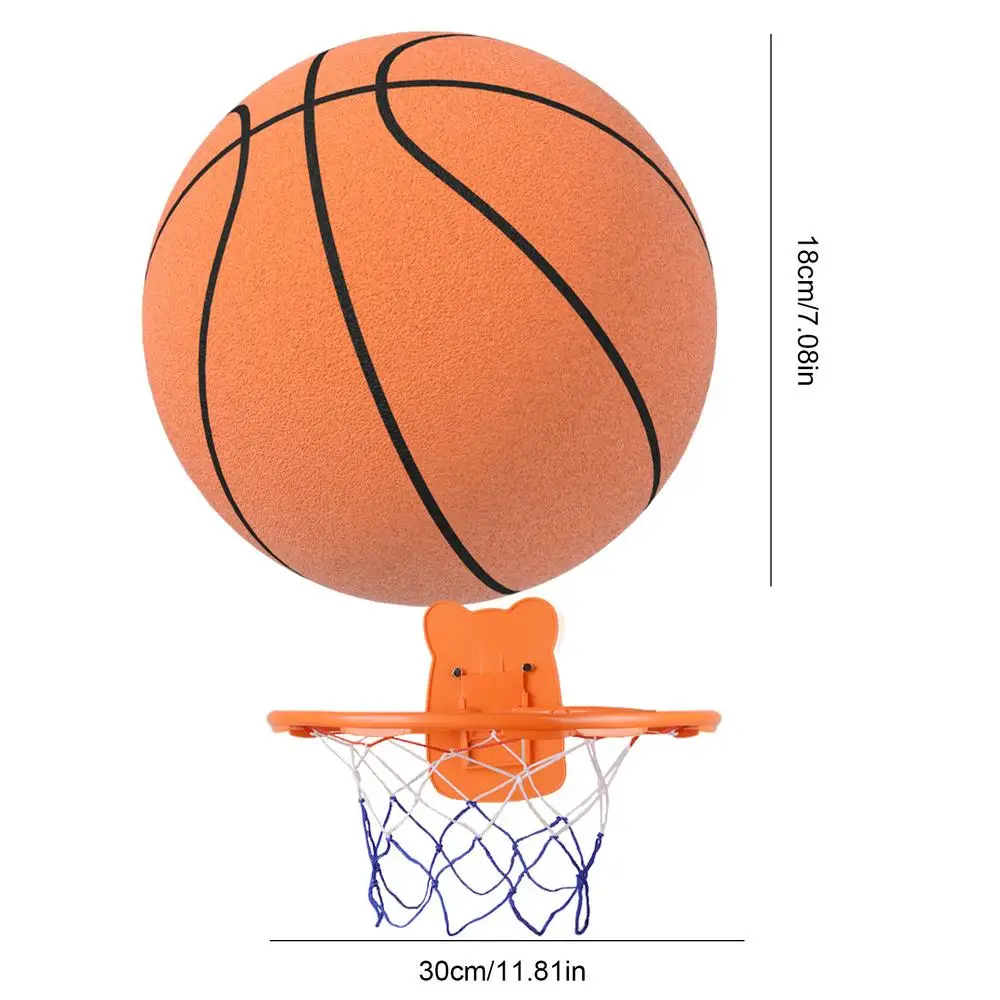 Le basket-ball silencieux sans mains Basketball silencieux, ballons de  sport en mousse de basket-ball à faible bruit pour les enfants de plus de 3  ans