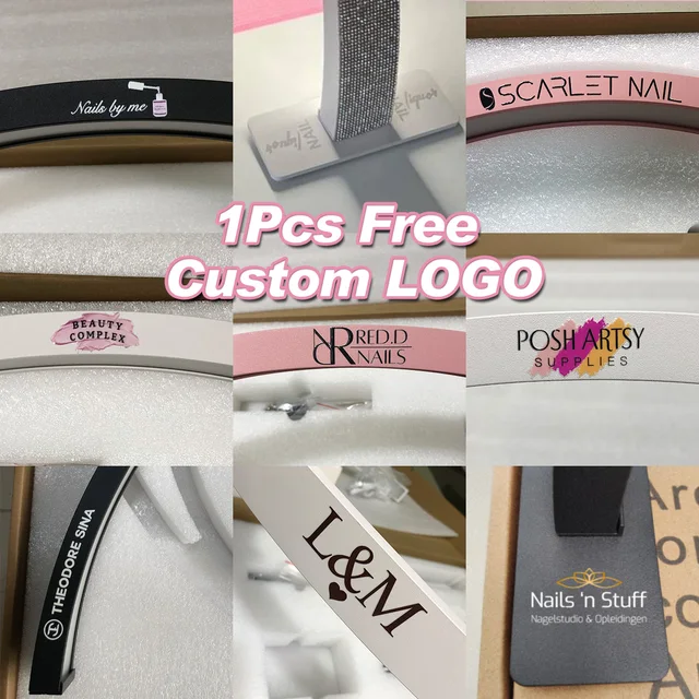 스타일과 편의성의 조화 - 맞춤형 로고 살롱 매니큐어 다이아몬드 조명