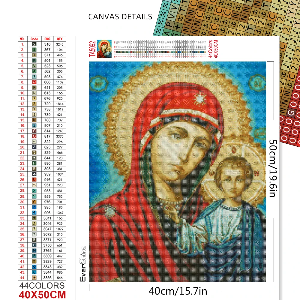 5D DIY Diamond Painting Cross Stitch Portrait