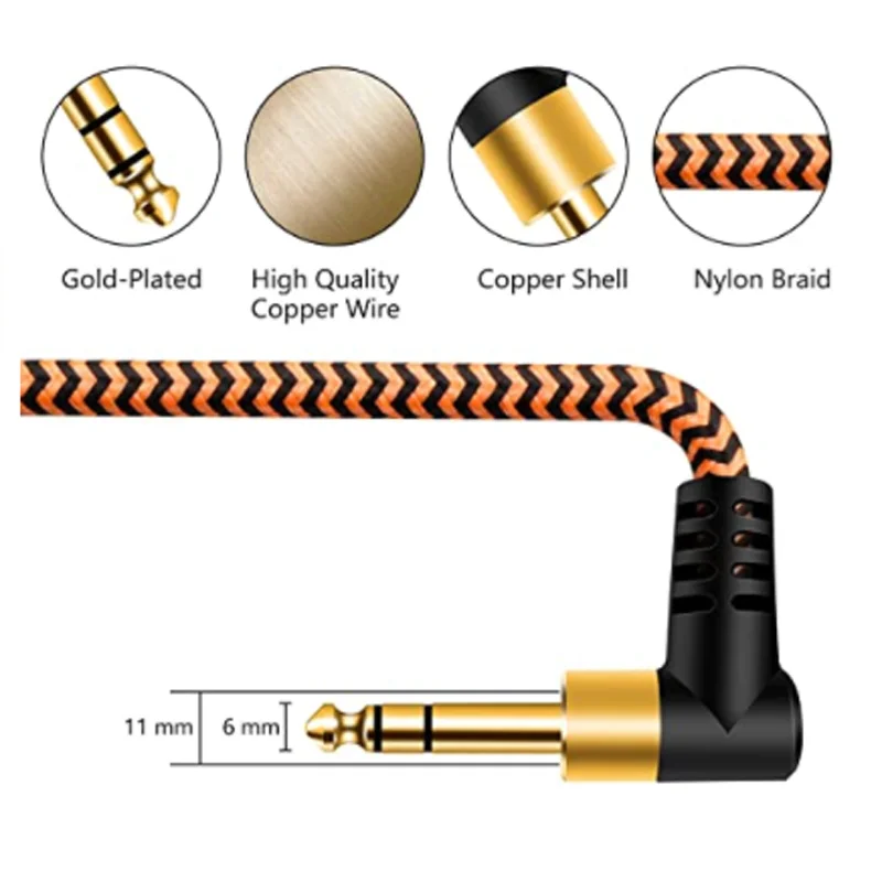 Ÿ Ű Ŀ  ̺, ׷   ̺, trs 1/4 θ , 0.3m, 2, 3, 5m, 6.35mm-6.35mm