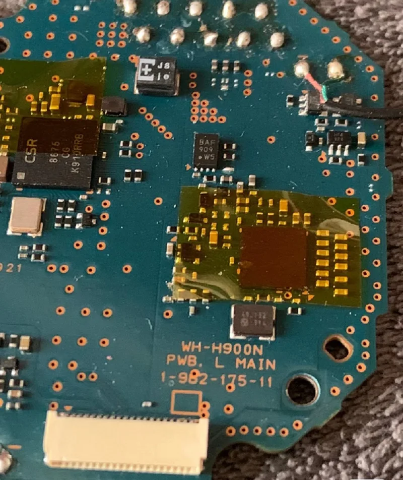 Charging Board PCB mainboard for Sony WH-H900N MDR-100ABN Headset for Repair kits Headphones motherboard Repairs Parts wh900n
