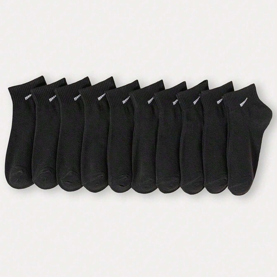 7/10/12 Pairs Men Sports Style Ankle Socks Trendy Letters Comfortable Odor Proof Sweat Absorbing Breathable Lovers Leisure Sock