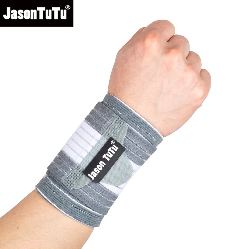 

JASONTUTU 1 шт. нейлоновый наручный ремешок для мужчин, теннисная ткань, браслет для поддержки тяжелой атлетики, бандаж для поддержки запястья, защитный