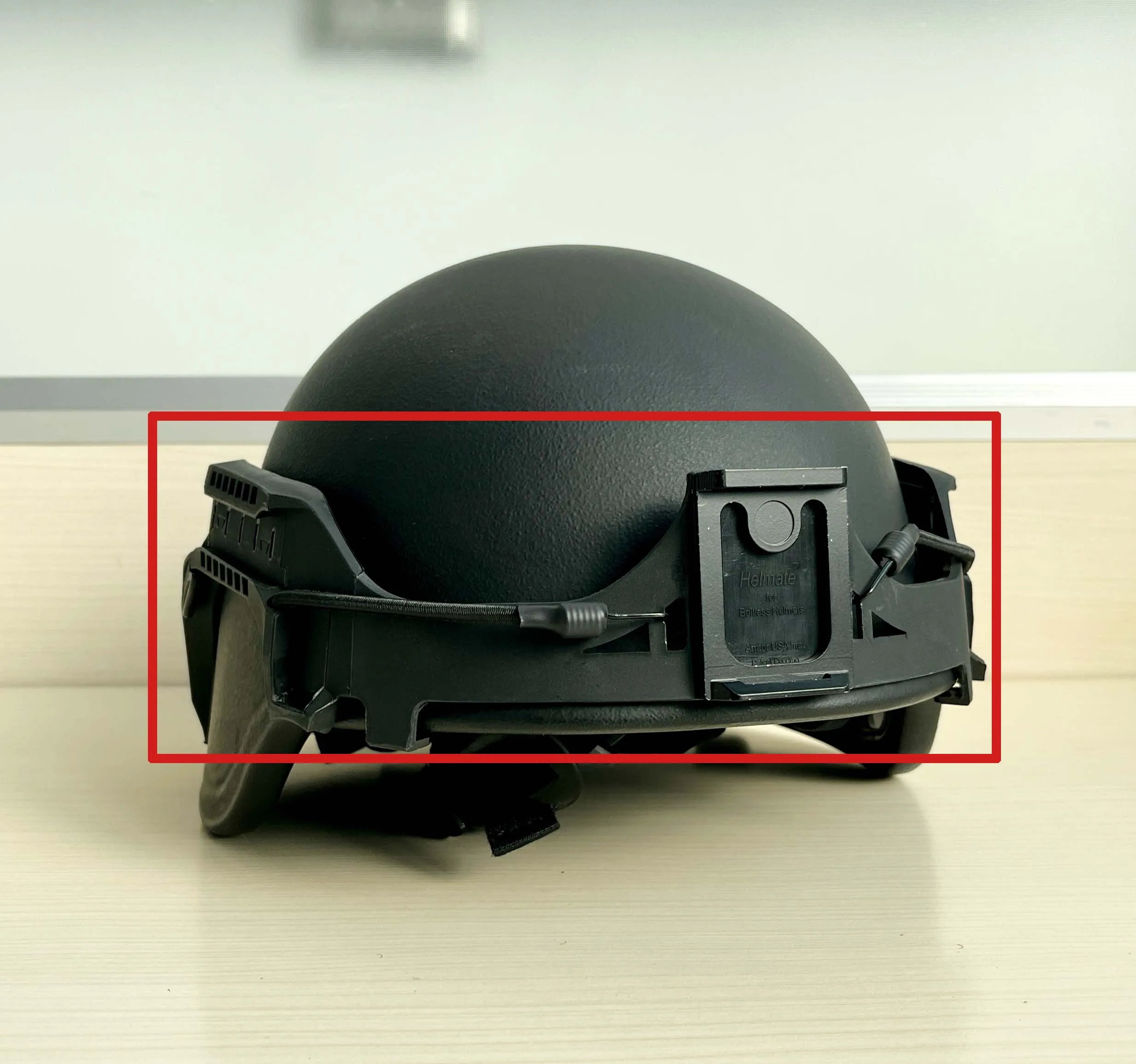 Universelles taktisches Zubehör, verstellbare Helmschiene, Verkleidung, Kinnriemen für M88-Helm – Detail 7