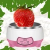 Yogurt Maker Mini Automatic Yogurt Machine Household DIY Yogurt Tools Kitchen Appliances Stainless Steel Tank Pink 220V 4
