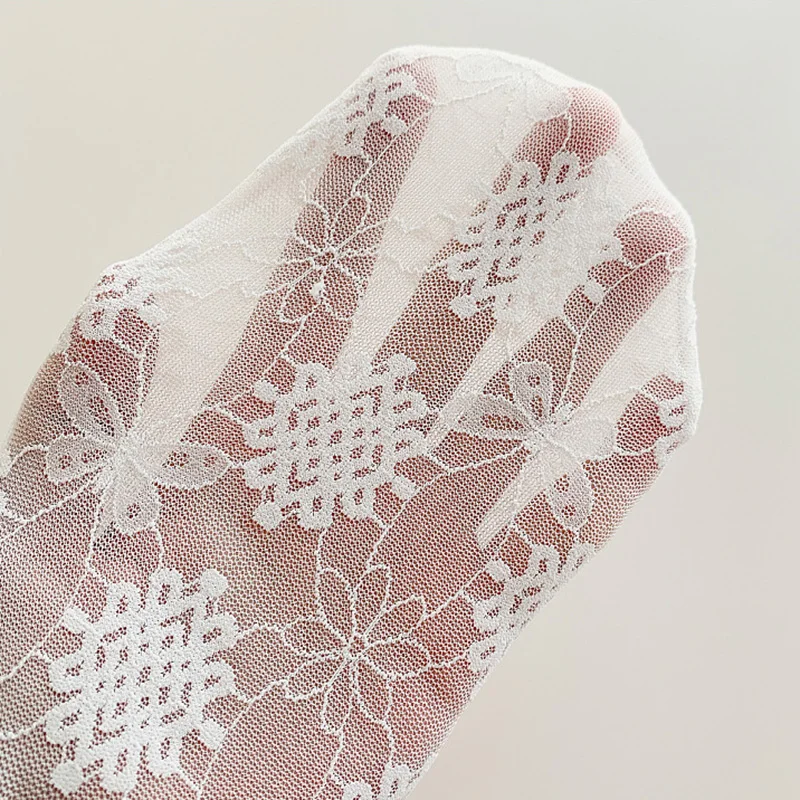 Summer Kids Girl Sock Retro Lace Ruffle Hollow Lovely Calf Sock for Children Girl Thin Breathable Frilly Princess Sock Kid Stuff