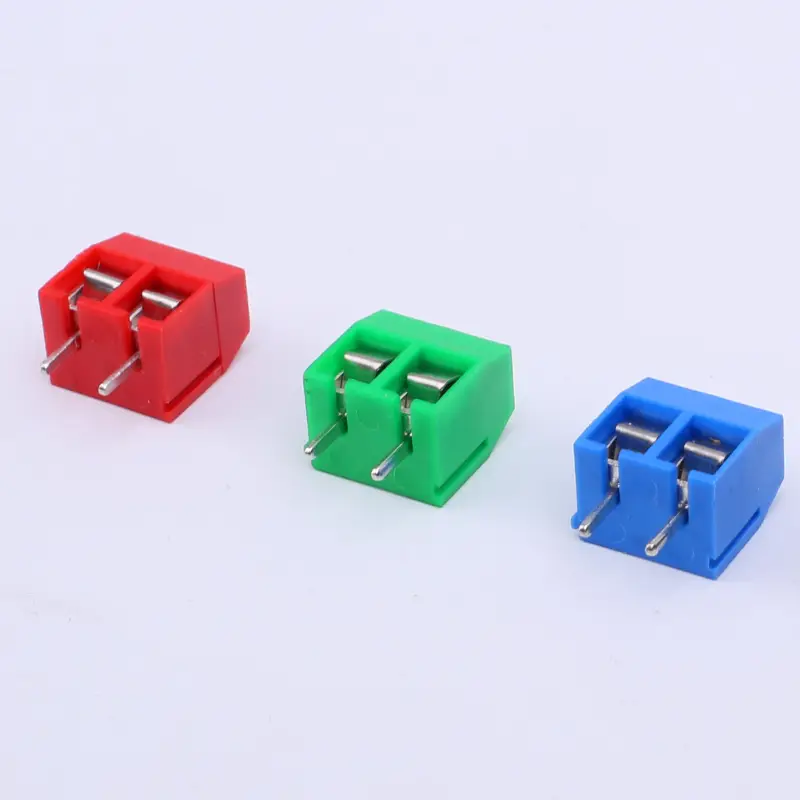 10/20/50Pcs/lot KF301-5.0-2P KF301-3P KF301-4P Pitch 5.0mm Straight Pin 2P 3P Screw PCB Terminal Block Connector Blue Green - Image 4